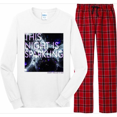 This Night Is Sparkling Don't You Let It Go Long Sleeve Pajama Set