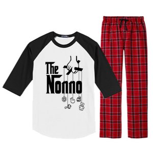 The Nonno Italian Grandfather Birthday Italy Grandpa Raglan Sleeve Pajama Set