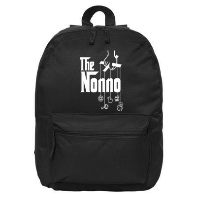 The Nonno Italian Grandfather Birthday Italy Grandpa 16 in Basic Backpack