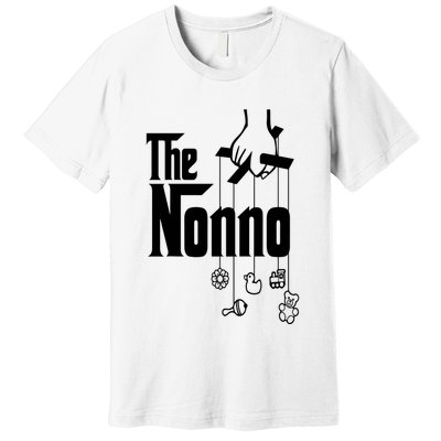 The Nonno Italian Grandfather Birthday Italy Grandpa Premium T-Shirt