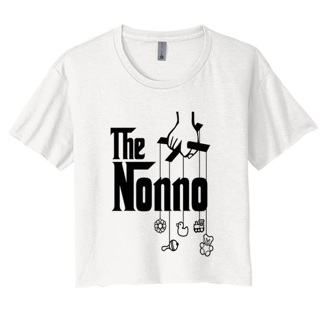 The Nonno Italian Grandfather Birthday Italy Grandpa Crop Top