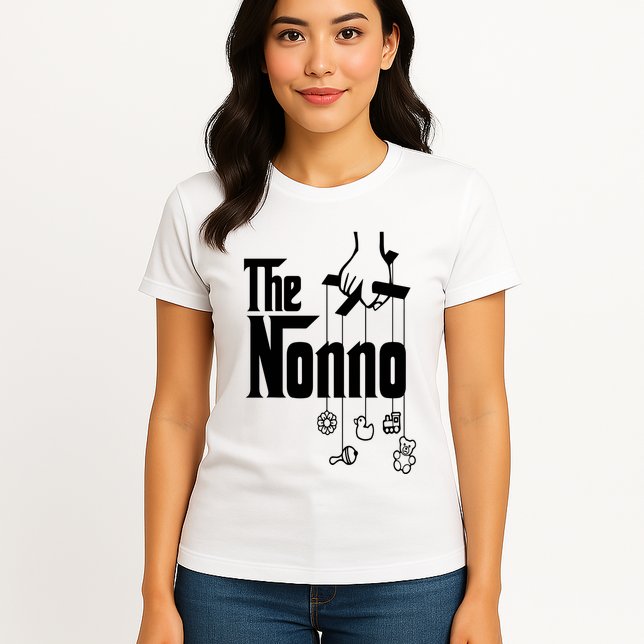 The Nonno Italian Grandfather Birthday Italy Grandpa Womens T-Shirt
