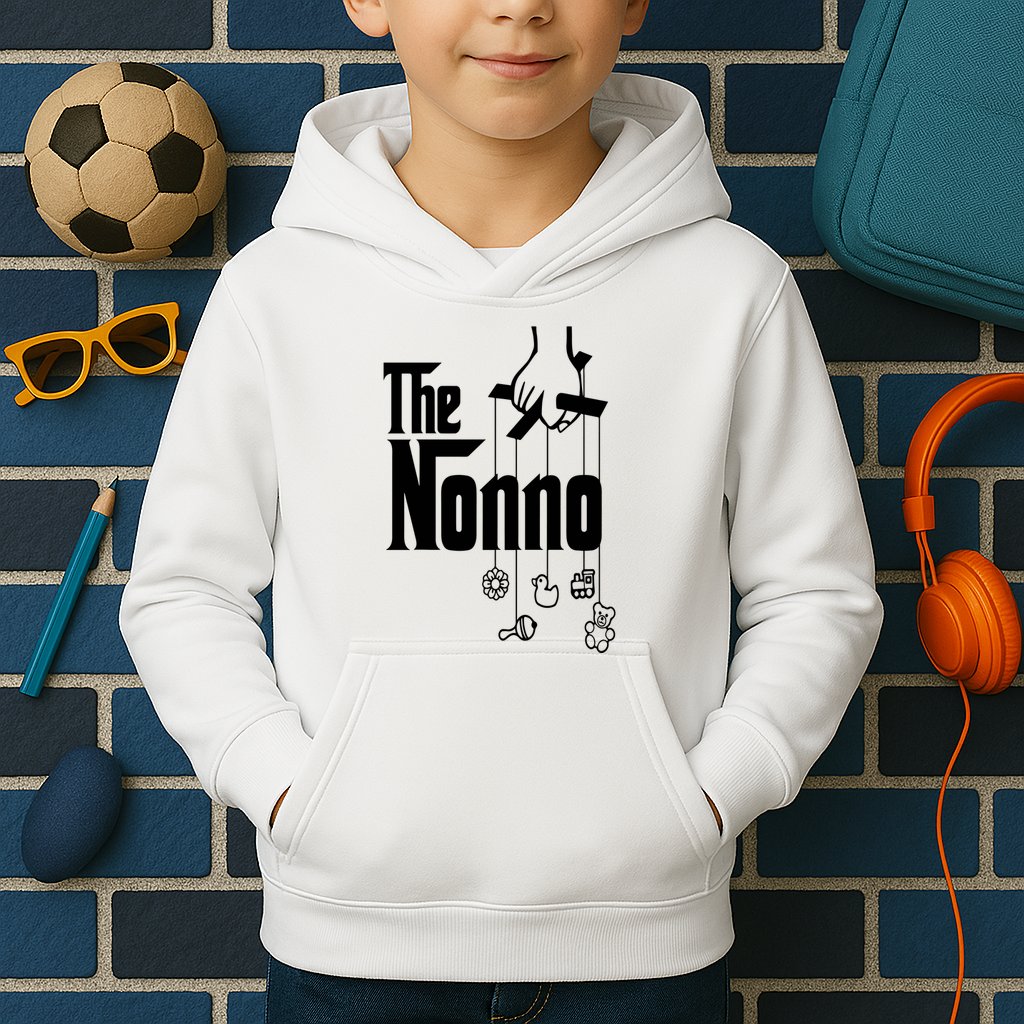The Nonno Italian Grandfather Birthday Italy Grandpa Kids Hoodie