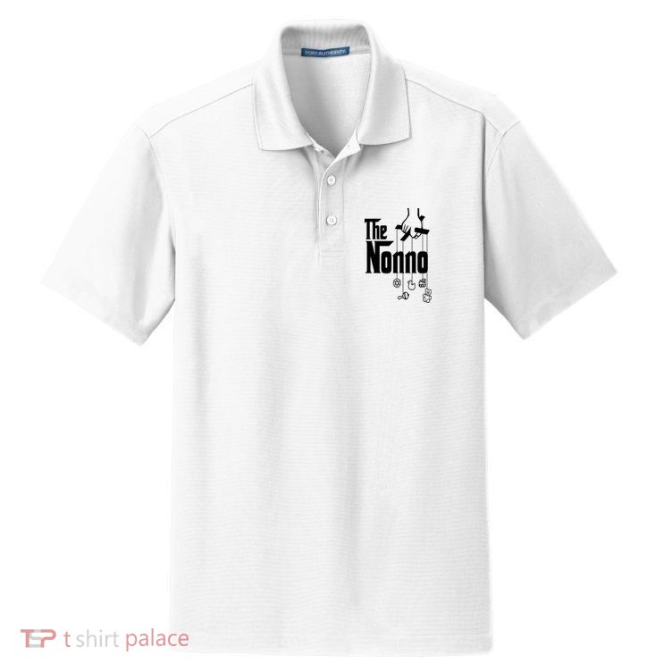 The Nonno Italian Grandfather Birthday Italy Grandpa Dry Zone Grid Polo