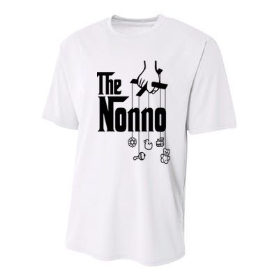 The Nonno Italian Grandfather Birthday Italy Grandpa Youth Performance Sprint T-Shirt