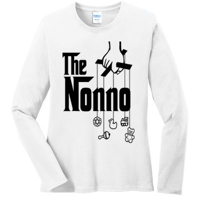 The Nonno Italian Grandfather Birthday Italy Grandpa Ladies Long Sleeve Shirt