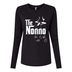 The Nonno! Italian Grandpa Baby Shower Gift Womens Cotton Relaxed Long Sleeve T-Shirt