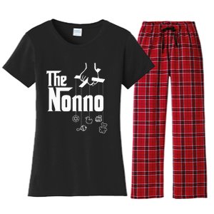 The Nonno! Italian Grandpa Baby Shower Gift Women's Flannel Pajama Set