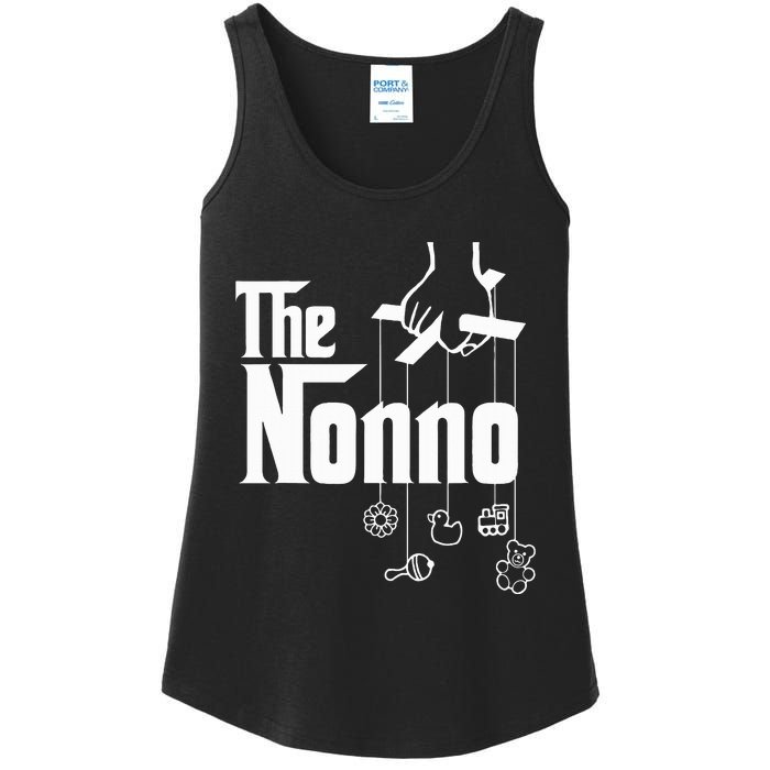 The Nonno! Italian Grandpa Baby Shower Gift Ladies Essential Tank