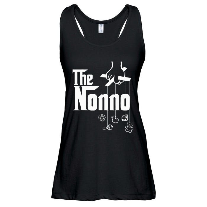 The Nonno! Italian Grandpa Baby Shower Gift Ladies Essential Flowy Tank