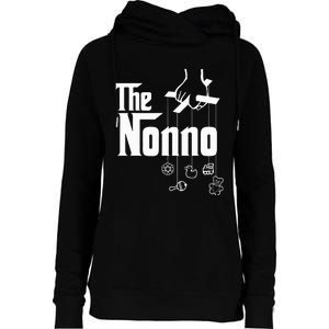 The Nonno! Italian Grandpa Baby Shower Gift Womens Funnel Neck Pullover Hood