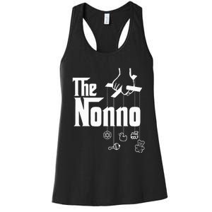 The Nonno! Italian Grandpa Baby Shower Gift Women's Racerback Tank