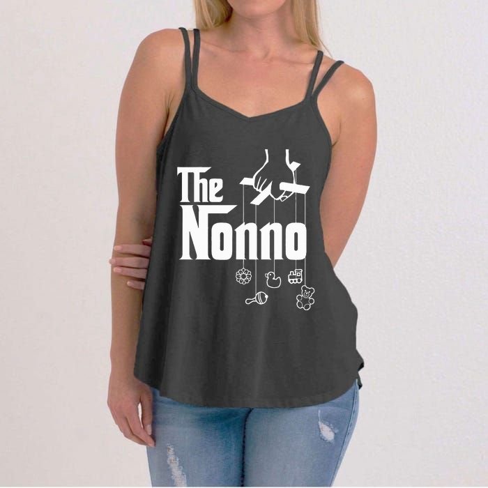 The Nonno! Italian Grandpa Baby Shower Gift Women's Strappy Tank