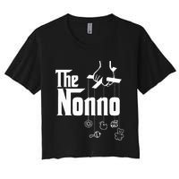 The Nonno! Italian Grandpa Baby Shower Gift Women's Crop Top Tee