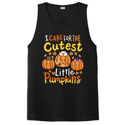 Thanksgiving Nurse I Care For The Cutest Little Pumpkins Gift PosiCharge Competitor Tank