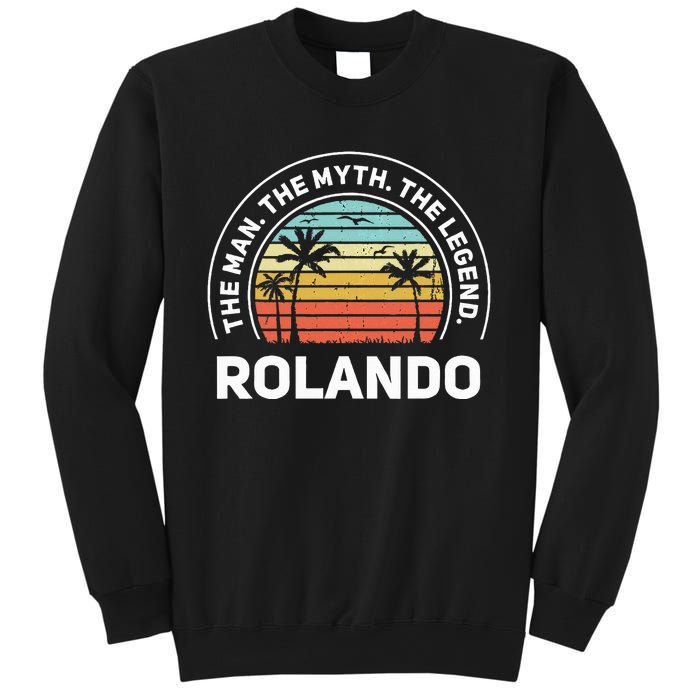 The Name Is R.O.N.A.L.D.O The Man The Myth And The Legend Sweatshirt