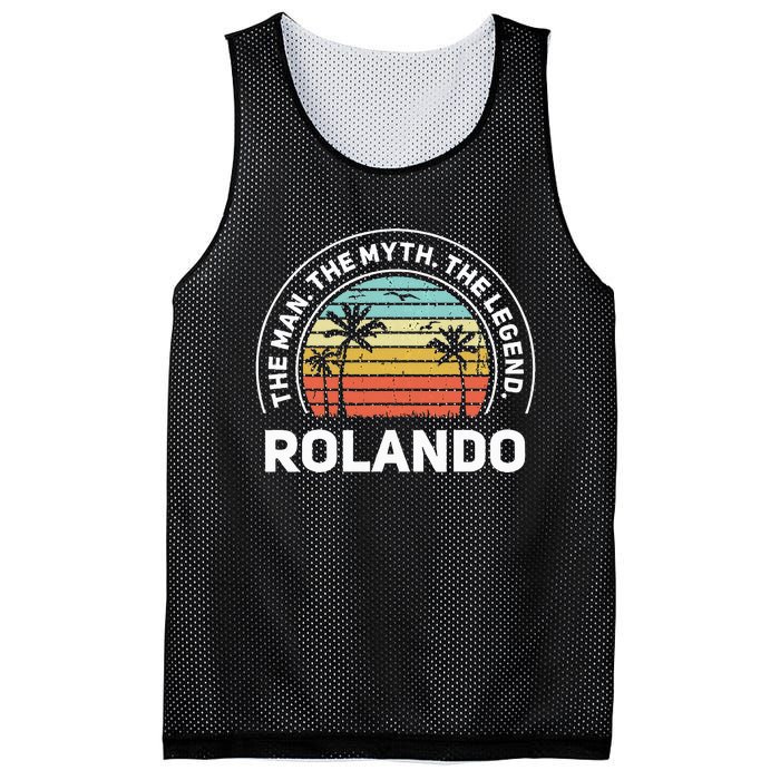 The Name Is R.O.N.A.L.D.O The Man The Myth And The Legend Mesh Reversible Basketball Jersey Tank