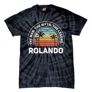 The Name Is R.O.N.A.L.D.O The Man The Myth And The Legend Tie-Dye T-Shirt