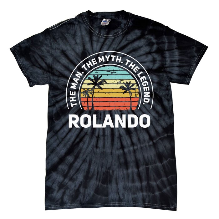 The Name Is R.O.N.A.L.D.O The Man The Myth And The Legend Tie-Dye T-Shirt