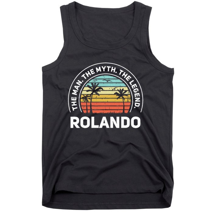 The Name Is R.O.N.A.L.D.O The Man The Myth And The Legend Tank Top