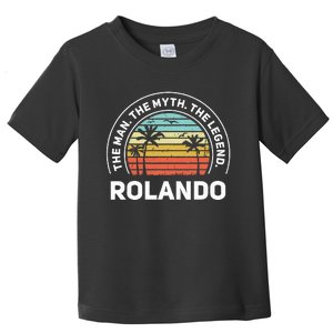 The Name Is R.O.N.A.L.D.O The Man The Myth And The Legend Toddler T-Shirt