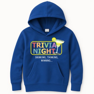 Trivia Night Ing Thinking Winning Quiz Game Cool Gift Kids Hoodie