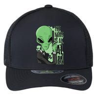 The Name Is Alien Funny Spy Cartoon Flexfit Unipanel Trucker Cap