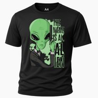 The Name Is Alien Funny Spy Cartoon Performance Shirt