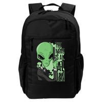 The Name Is Alien Funny Spy Cartoon Backpack