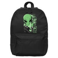 The Name Is Alien Funny Spy Cartoon 16 in Basic Backpack