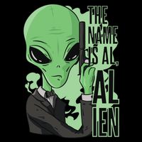 The Name Is Alien Funny Spy Cartoon 16 in Basic Backpack