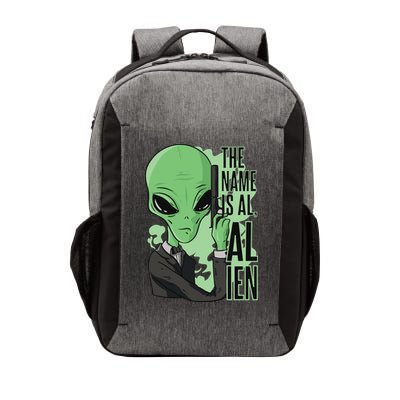 The Name Is Alien Funny Spy Cartoon Vector Backpack