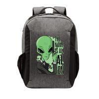 The Name Is Alien Funny Spy Cartoon Vector Backpack