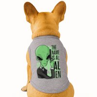 The Name Is Alien Funny Spy Cartoon Doggie Tank
