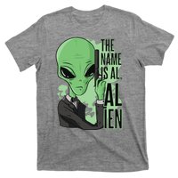 The Name Is Alien Funny Spy Cartoon T-Shirt