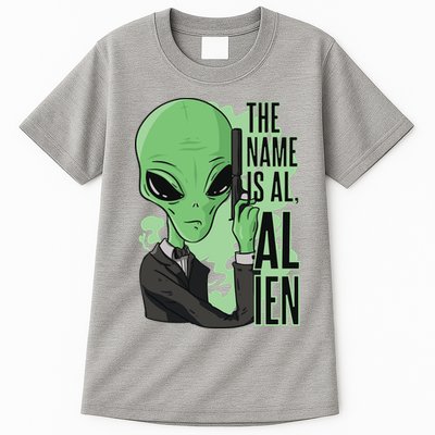 The Name Is Alien Funny Spy Cartoon Tall T-Shirt