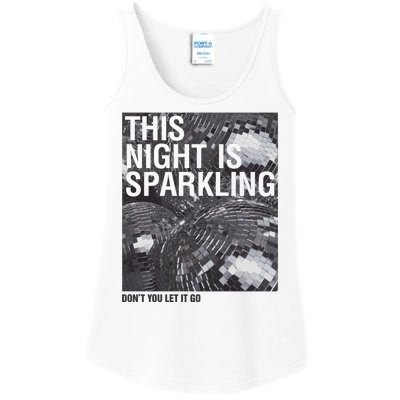 This Night Is Sparkling Enchanted Disco Ball Ladies Essential Tank