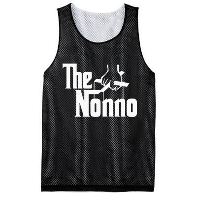 The Nonno Italian Grandfather Mob Gangster Grandpa Mesh Reversible Basketball Jersey Tank