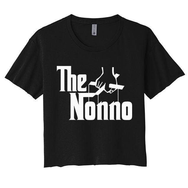 The Nonno Italian Grandfather Mob Gangster Grandpa Crop Top