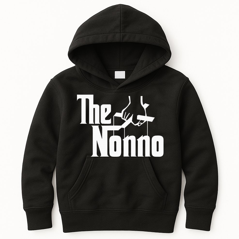 The Nonno Italian Grandfather Mob Gangster Grandpa Kids Hoodie