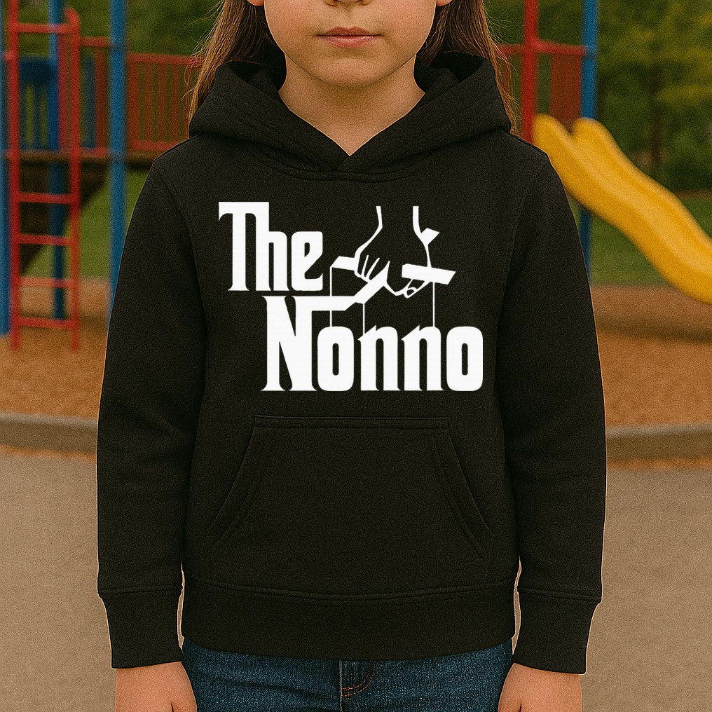 The Nonno Italian Grandfather Mob Gangster Grandpa Kids Hoodie
