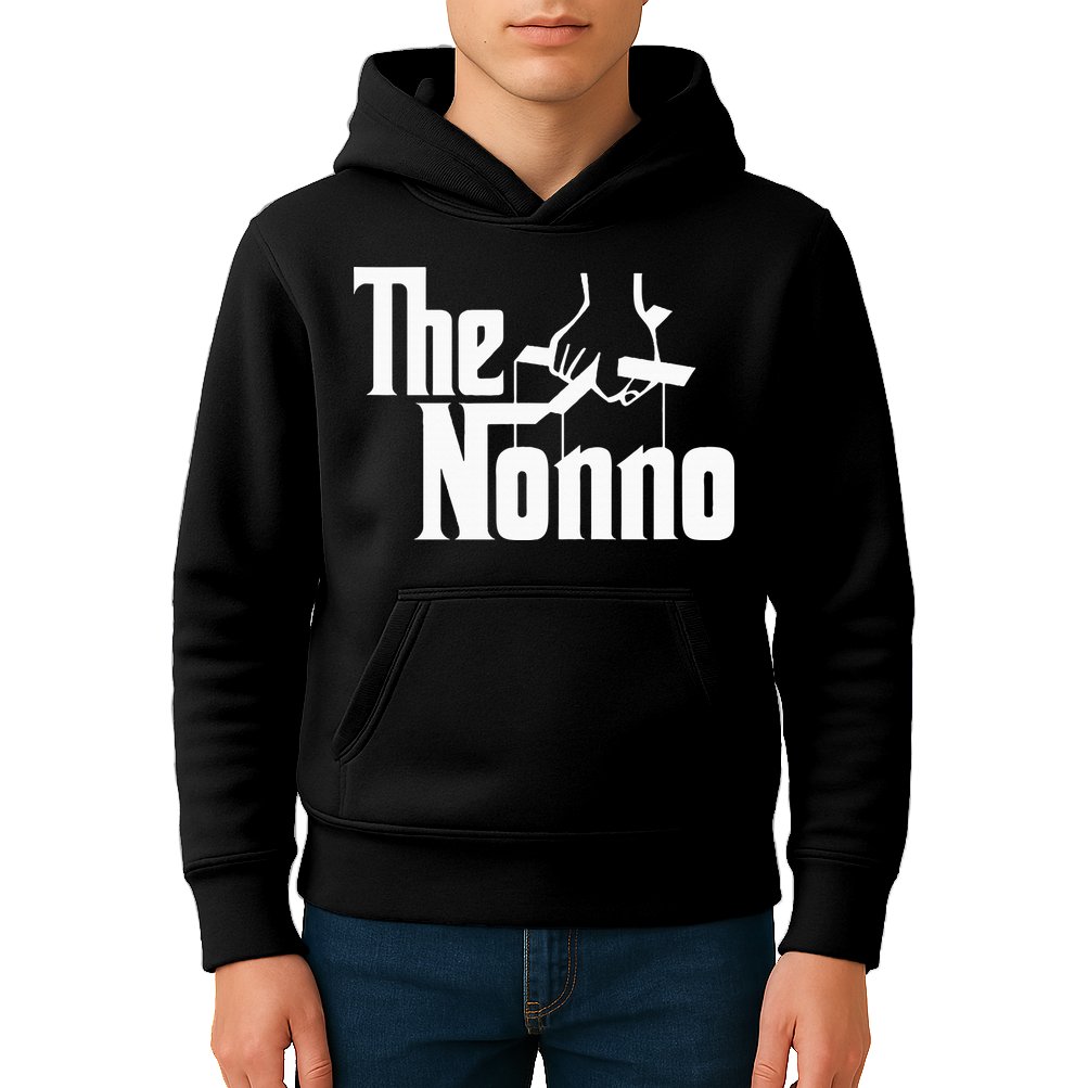 The Nonno Italian Grandfather Mob Gangster Grandpa Kids Hoodie
