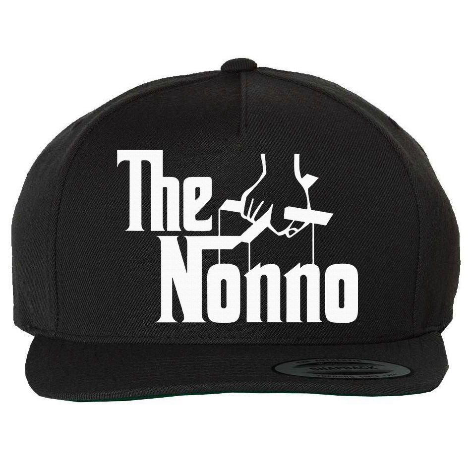 The Nonno Italian Grandfather Mob Gangster Grandpa Wool Snapback Cap