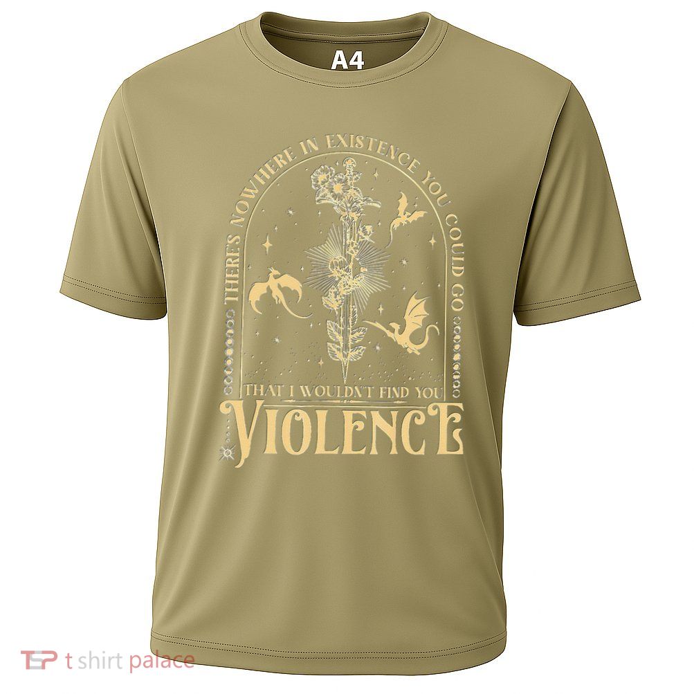 Theres Nowhere In Existence You Could Go Fourth Wing Cooling Performance Crew T-Shirt
