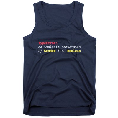 Typeerror No Implicit Conversion Of Gender Into Boolean Tank Top