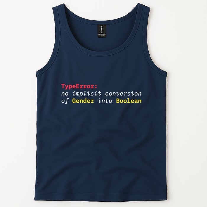 Typeerror No Implicit Conversion Of Gender Into Boolean Tank Top