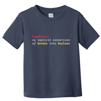Typeerror No Implicit Conversion Of Gender Into Boolean Toddler T-Shirt
