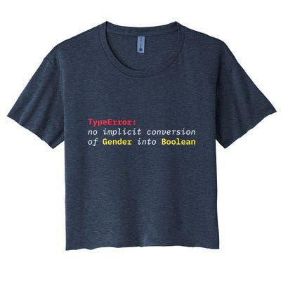 Typeerror No Implicit Conversion Of Gender Into Boolean Women's Crop Top Tee