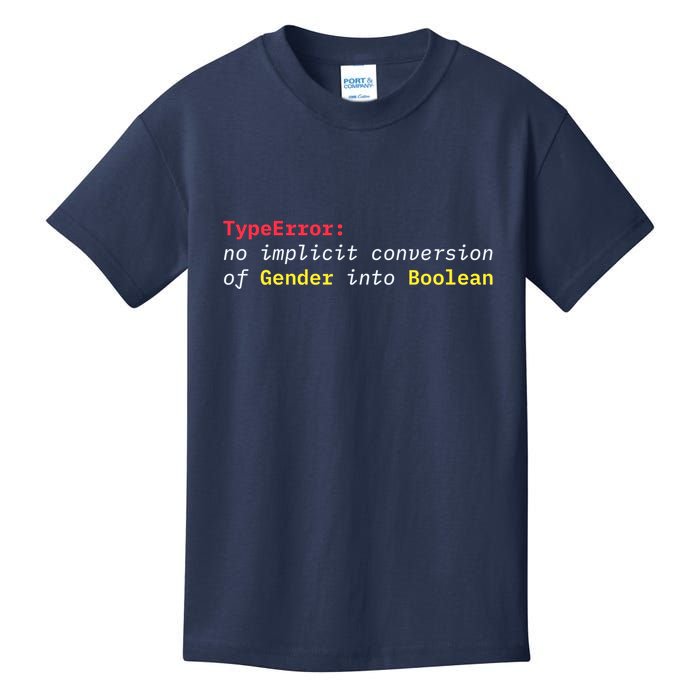 Typeerror No Implicit Conversion Of Gender Into Boolean Kids T-Shirt