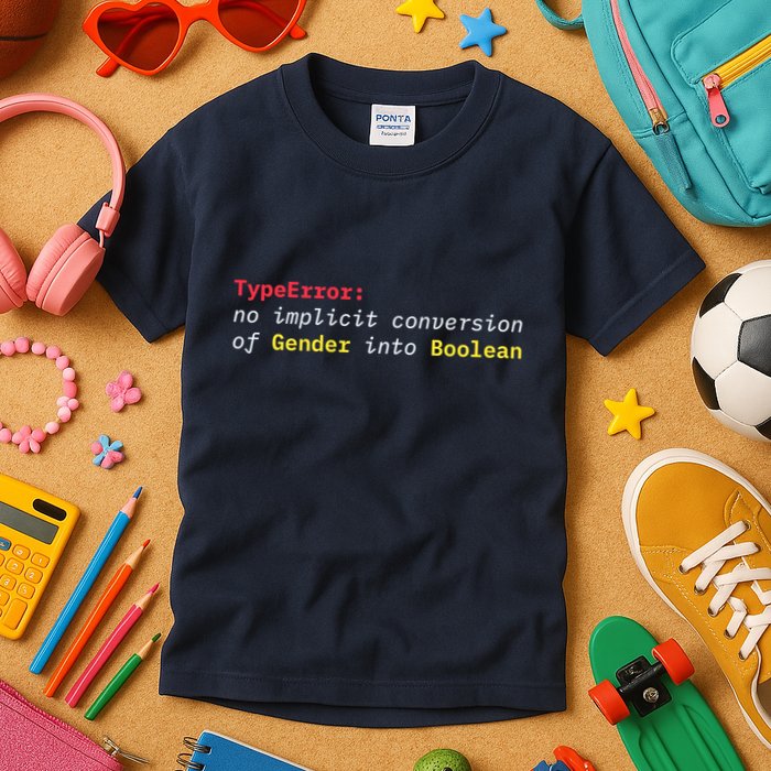 Typeerror No Implicit Conversion Of Gender Into Boolean Kids T-Shirt